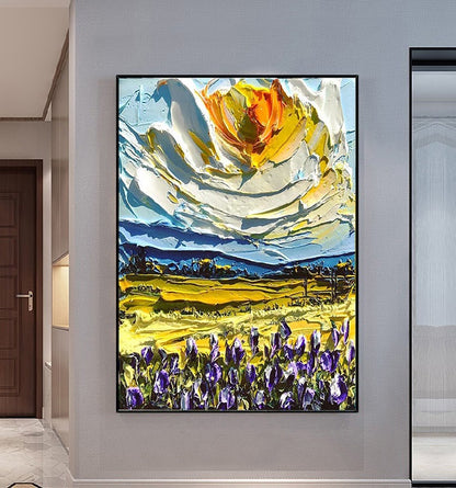 Handcrafted Modern Scenery Painting Wall Art For Homedecor MDS1041