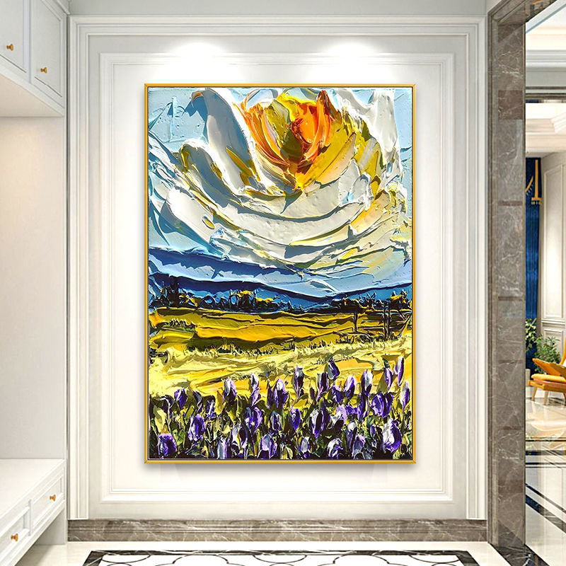 Handcrafted Modern Scenery Painting Wall Art For Homedecor MDS1041