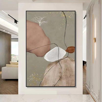 Handcrafted Modern Scenery Painting Wall Art For Homedecor MDS1044C