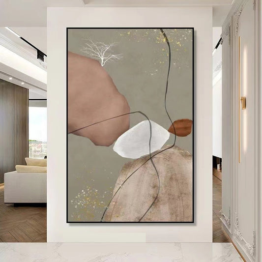 Handcrafted Modern Scenery Painting Wall Art For Homedecor MDS1044C