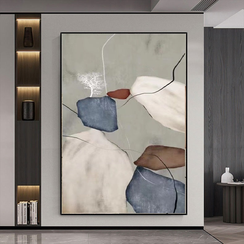 Handcrafted Modern Scenery Painting Wall Art For Homedecor MDS1044F