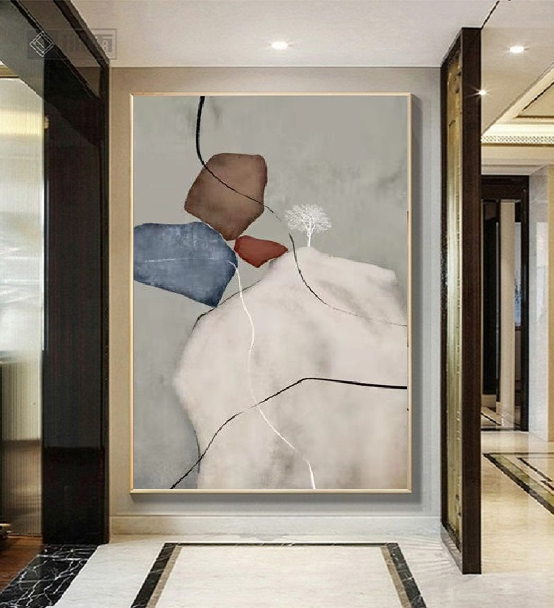 Handcrafted Modern Scenery Painting Wall Art For Homedecor MDS1044H