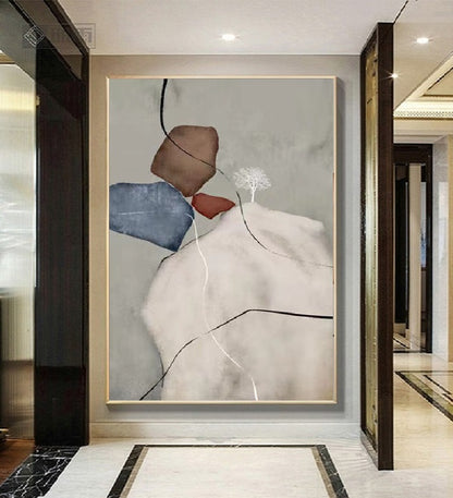 Handcrafted Modern Scenery Painting Wall Art For Homedecor MDS1044H