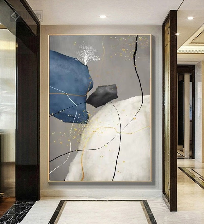 Handcrafted Modern Scenery Painting Wall Art For Homedecor MDS1044K
