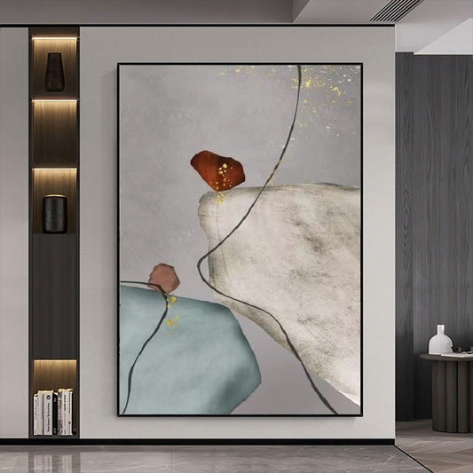 Handcrafted Modern Scenery Painting Wall Art For Homedecor MDS1044M