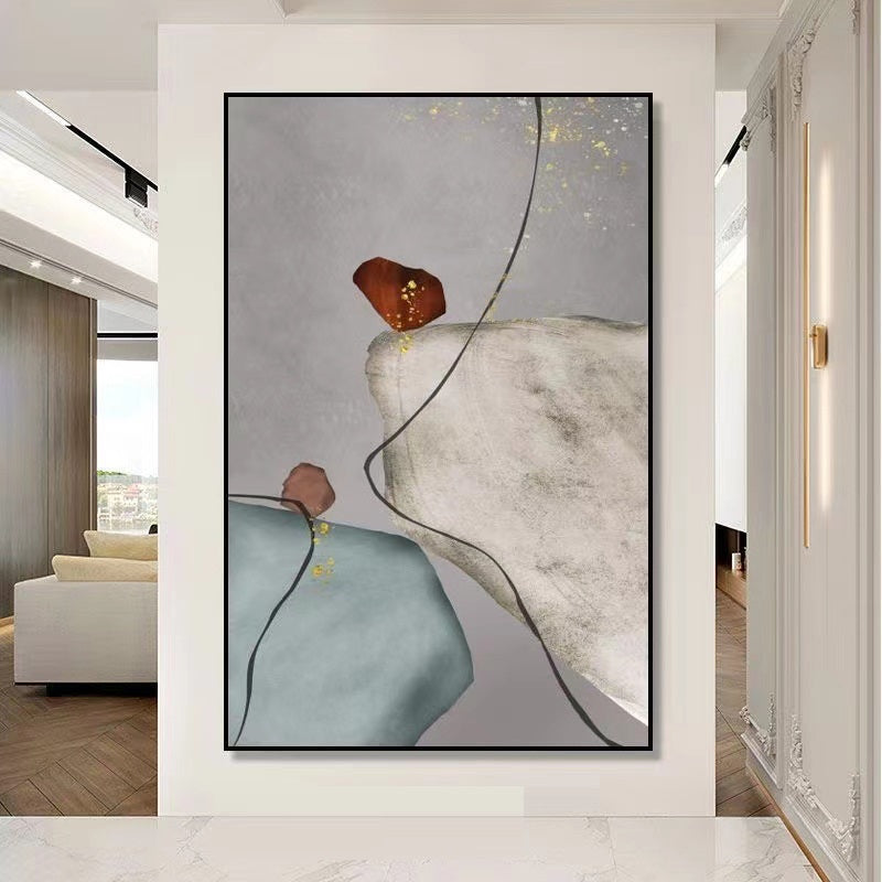 Handcrafted Modern Scenery Painting Wall Art For Homedecor MDS1044M