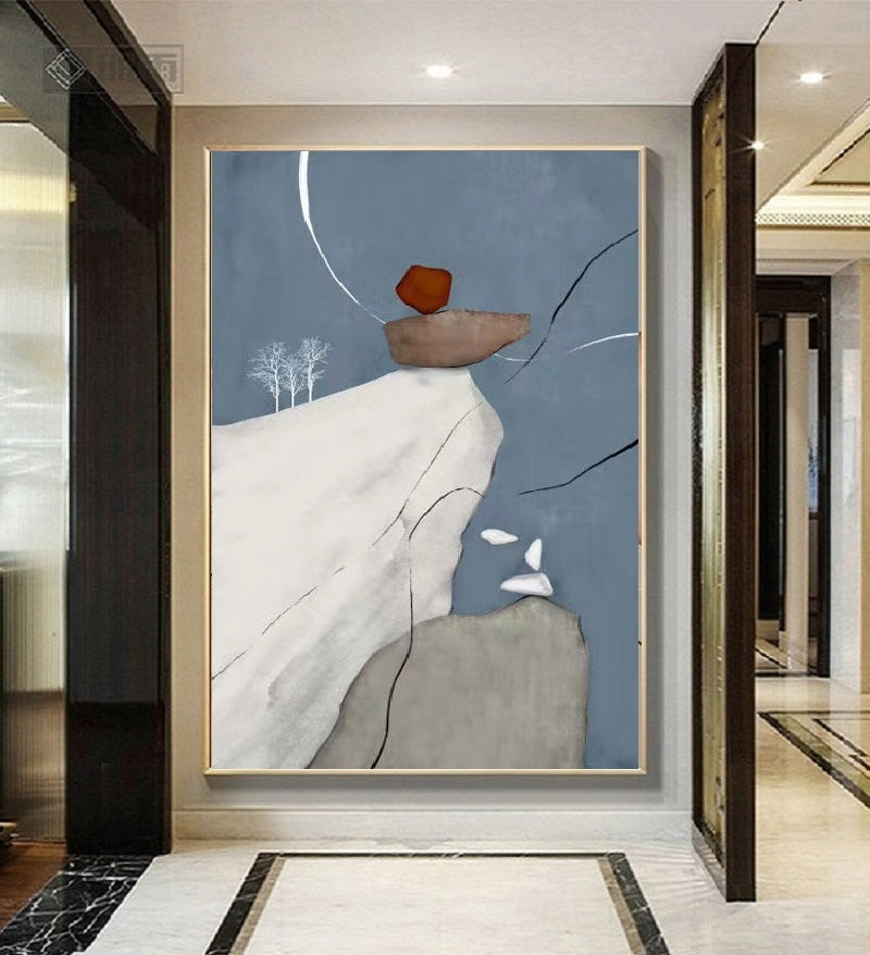 Handcrafted Modern Scenery Painting Wall Art For Homedecor MDS1044N