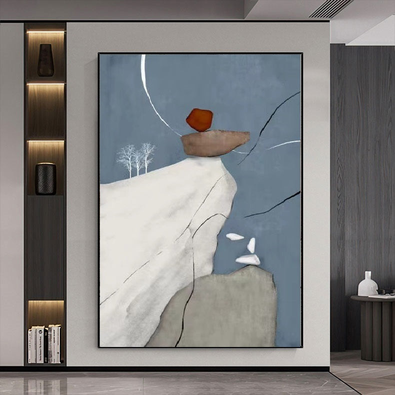 Handcrafted Modern Scenery Painting Wall Art For Homedecor MDS1044N
