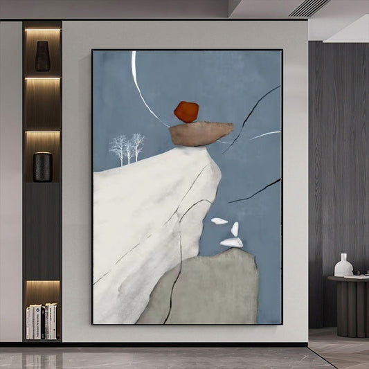 Handcrafted Modern Scenery Painting Wall Art For Homedecor MDS1044N