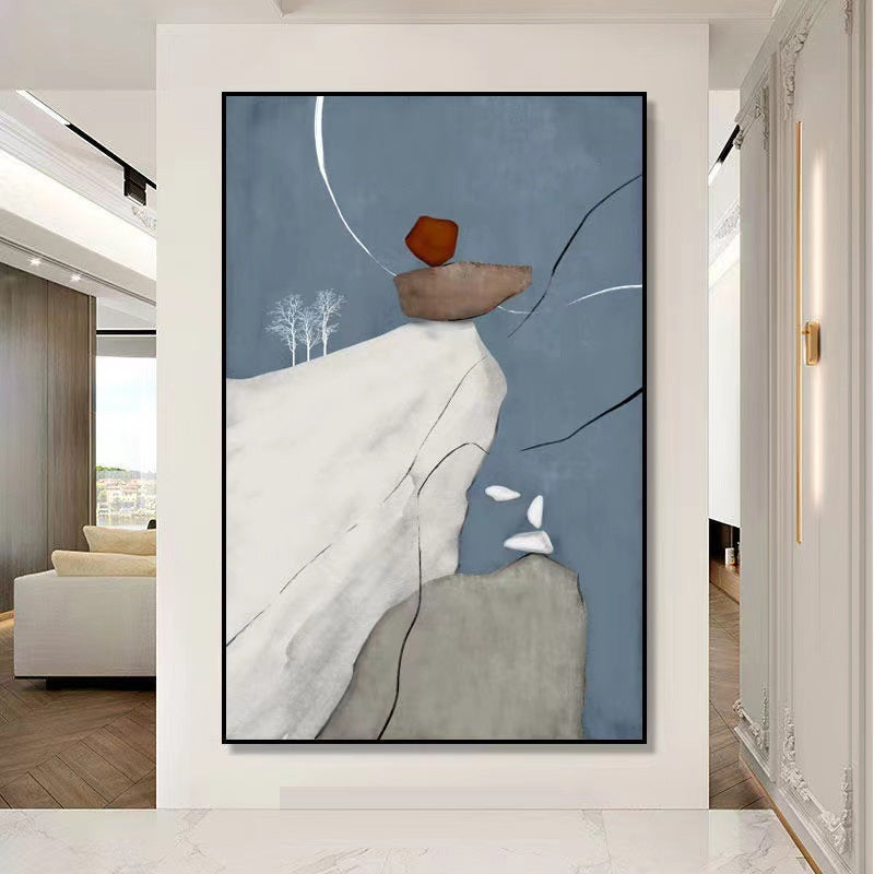Handcrafted Modern Scenery Painting Wall Art For Homedecor MDS1044N