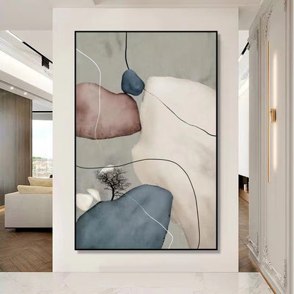 Handcrafted Modern Scenery Painting Wall Art For Homedecor MDS1044R