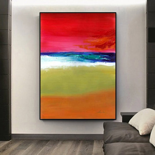 Handcrafted Modern Scenery Painting Wall Art For Homedecor MDS1045A
