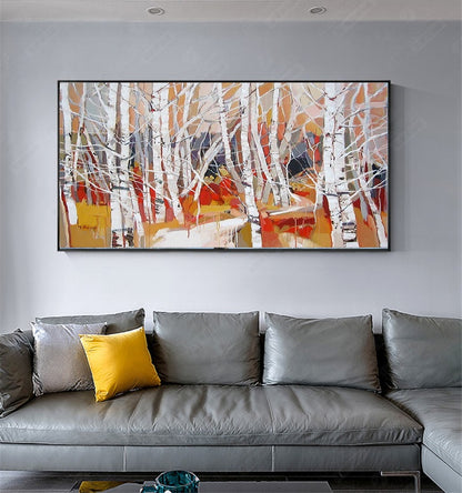 Handcrafted Modern Scenery Painting Fine Wall Art For Homedecor MDS1050