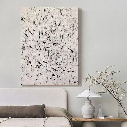 Handcrafted Abstract Painting Pollock Style Wall  Art For Homedecor PLK1028