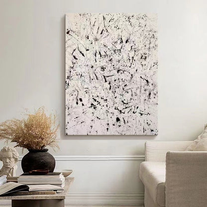 Handcrafted Abstract Painting Pollock Style Wall  Art For Homedecor PLK1028
