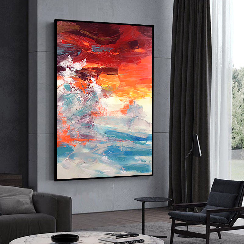 Handcrafted  Oil Paintings Acrylic paintings On Canvas Abstract paintings Wall Art MA1019A（副本）