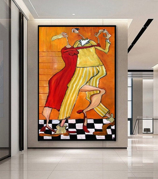 Handcrafted Modern Painting Fine Art For Homedecor MB1069