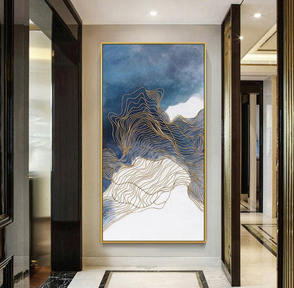 Handcrafted Abstract Painting Fine Art For Homedecor MA1109