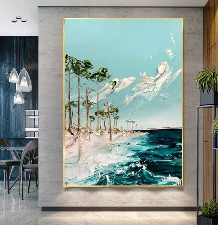 Handcrafted  Oil Paintings Acrylic paintings On Canvas Abstract Paintings Modern Art MB1075
