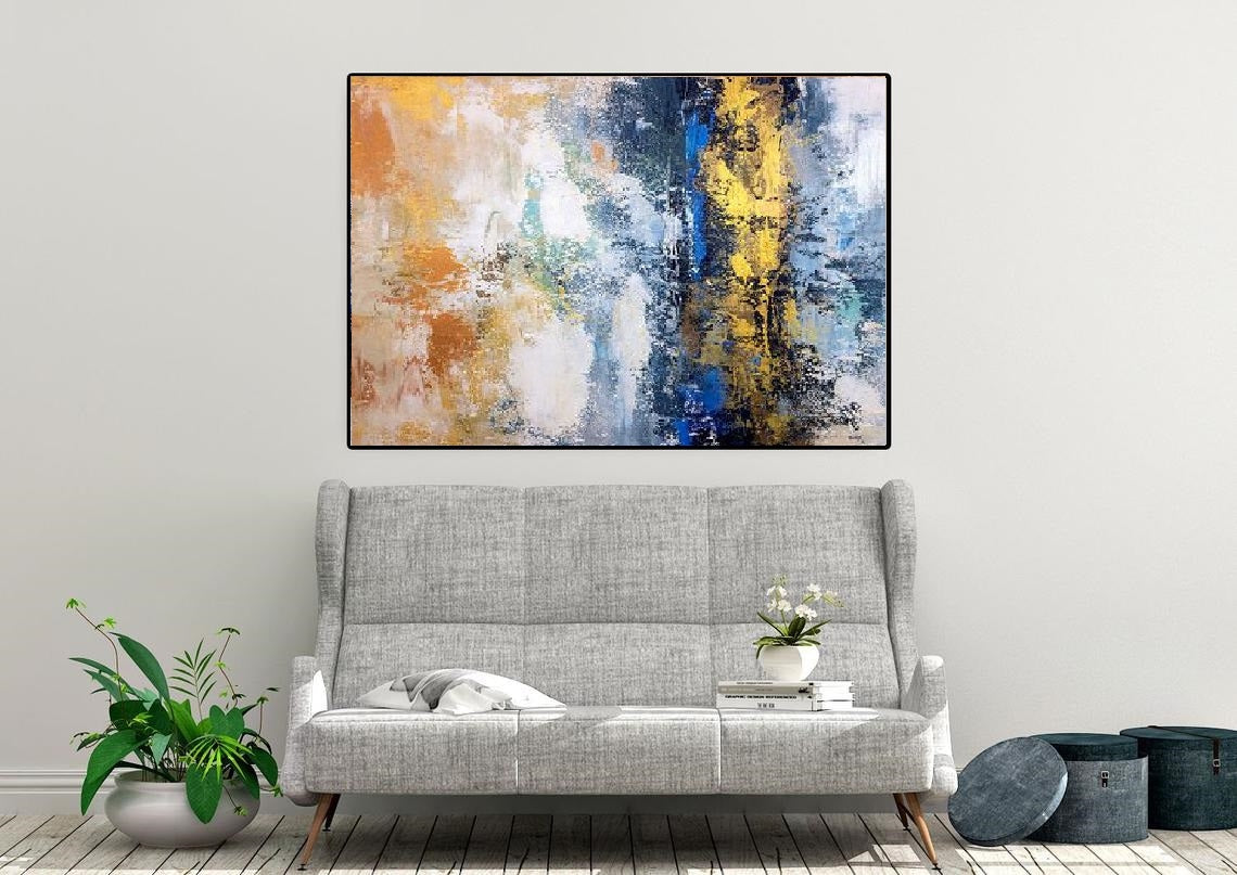Handcrafted  Oil Paintings Acrylic paintings On Canvas Abstract paintings Wall Art MA1244