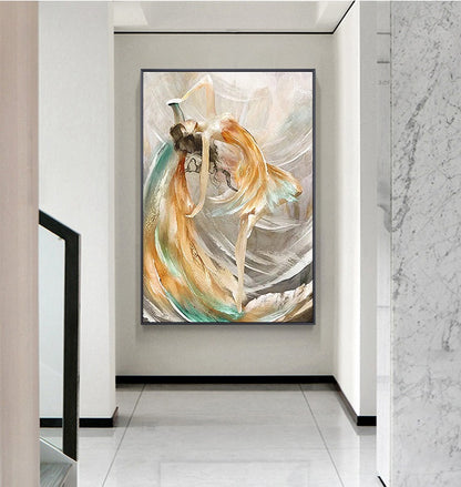 Handcrafted Modern Painting Fine Art For Homedecor MB1022