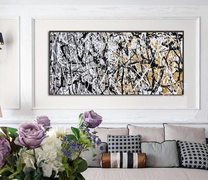 Handcrafted Abstract Painting Fine Art For Homedecor MA1073
