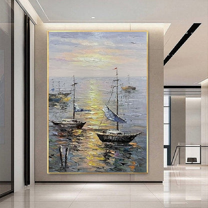Handcrafted Modern Painting Fine Art For Homedecor MB1095