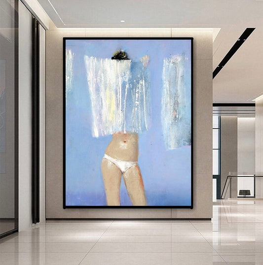 Handcrafted Modern Painting Fine Art For Homedecor MB1068