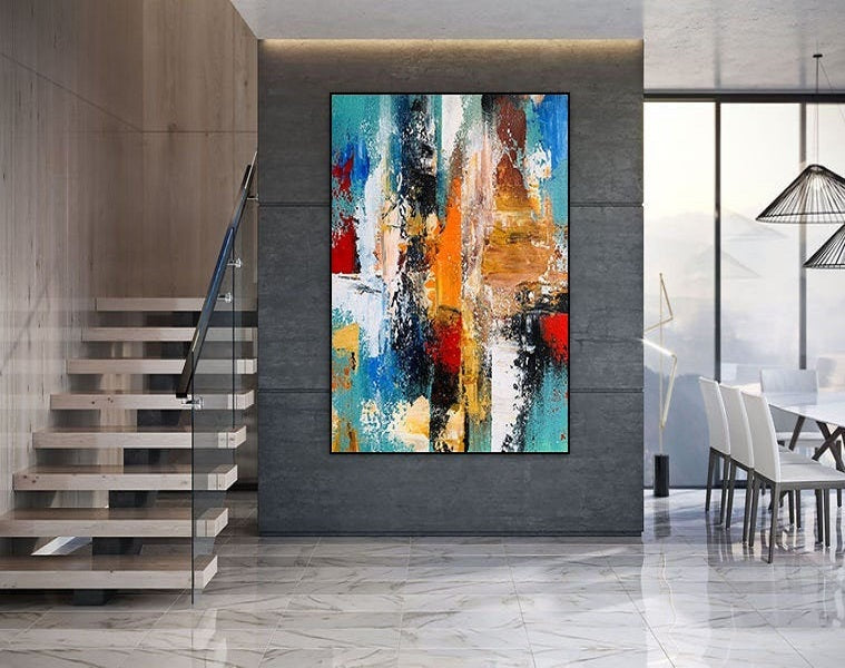 Handcrafted Abstract Painting Fine Art For Homedecor MA1213