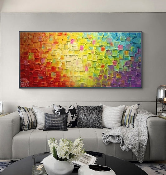 Handcrafted Abstract Painting Fine Art For Homedecor MA1055
