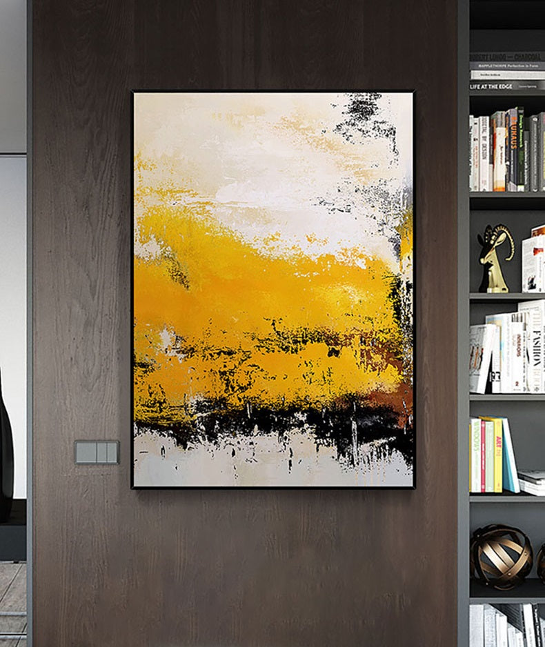 Handcrafted Abstract Painting Fine Art For Homedecor MA1124B