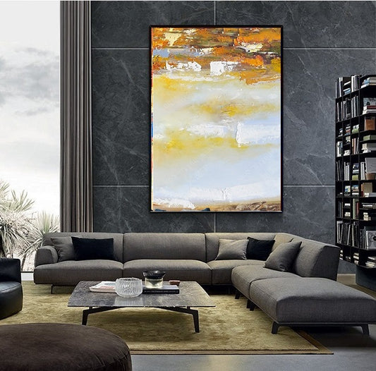 Handcrafted Abstract Painting Fine Art For Homedecor MA1065