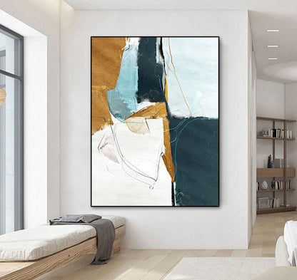 Handcrafted Abstract Painting Fine Art For Homedecor MA1130A