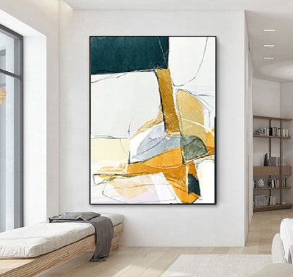 Handcrafted Abstract Painting Fine Art For Homedecor MA1130C