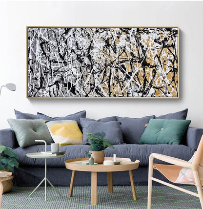 Handcrafted Abstract Painting Fine Art For Homedecor MA1073