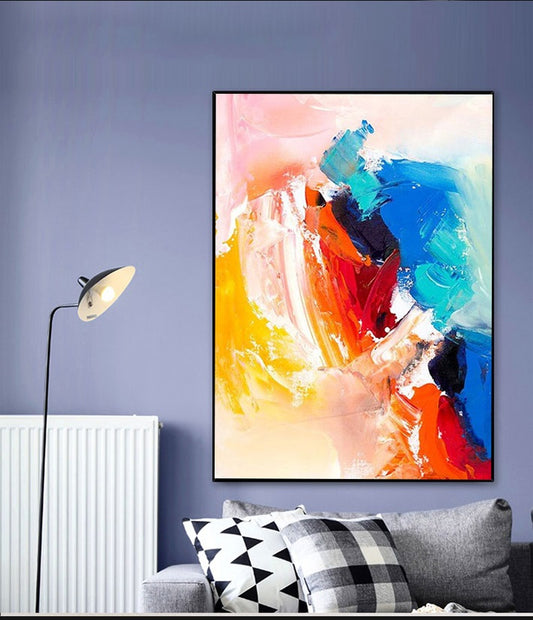 Handcrafted Abstract Painting Fine Art For Homedecor MA1019C