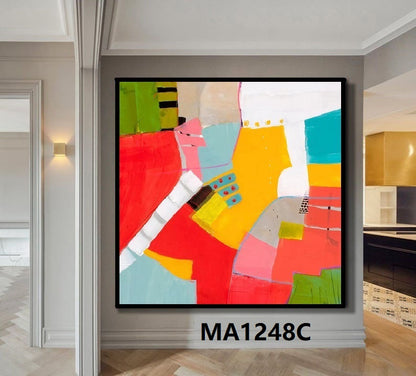 Handcrafted  Oil Paintings Acrylic paintings On Canvas Abstract paintings Wall Art MA1248C