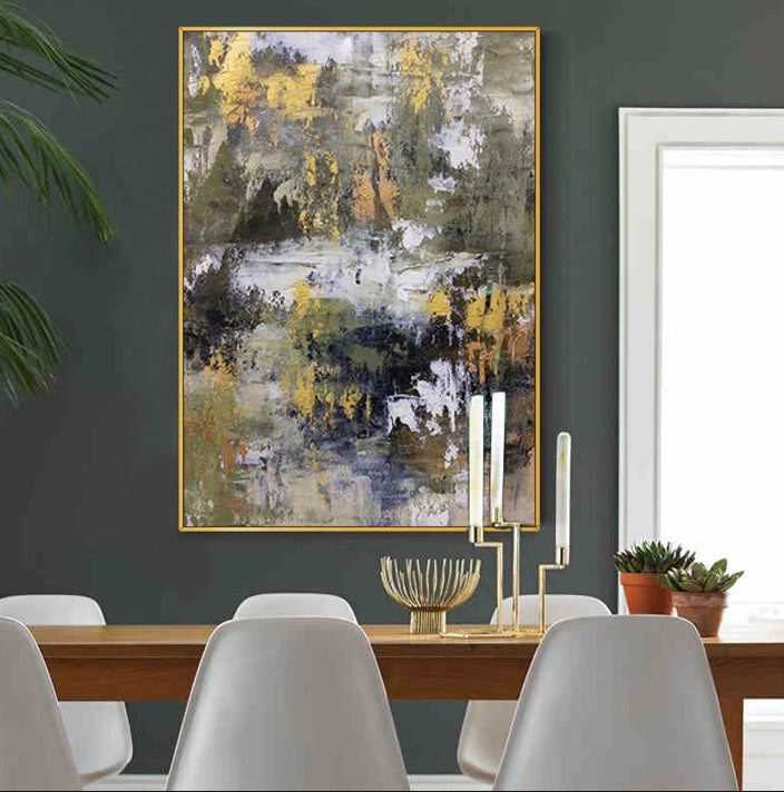 Handcrafted Abstract Painting Fine Art For Homedecor MA1083