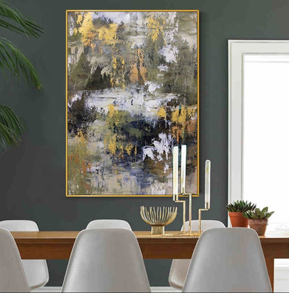 Handcrafted Abstract Painting Fine Art For Homedecor MA1083