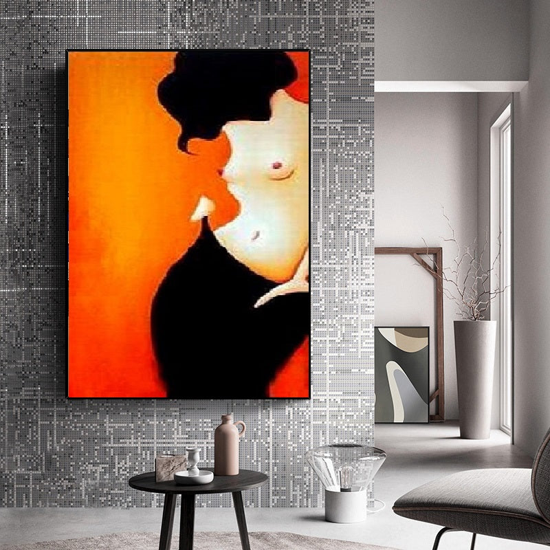 Handcrafted Modern Painting Fine Art For Homedecor MB1044B