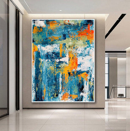 Handcrafted Abstract Painting Fine Art For Homedecor MA1219