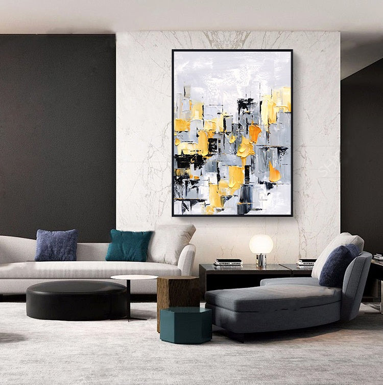 Handcrafted  Oil Paintings Acrylic paintings On Canvas Abstract paintings Wall Art MA1030