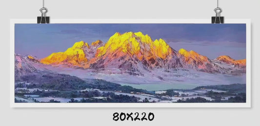 Handcrafted Oil Paintings On Canvas Landscape Paintings Wall Art For Home Decor